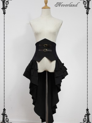 Black Gothic The Night Of Seraph Lolita Overskirt