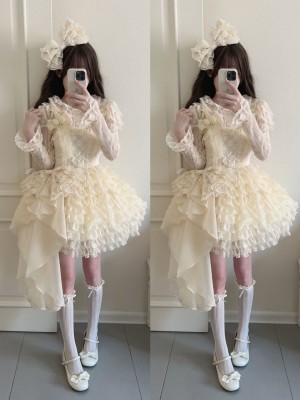 【Thousand layers of lace】~ Lolita cute jumperskirt