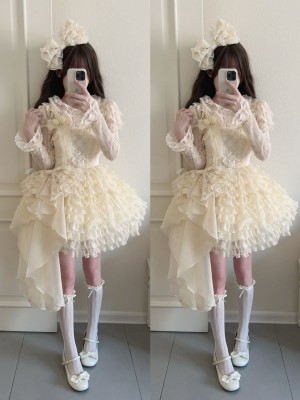 【Thousand layers of lace】~ Lolita cute jumperskirt