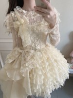 【Thousand layers of lace】~ Lolita cute jumperskirt 【Thousand layers of lace】~ Lolita cute jumperskirt