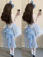 【Thousand layers of lace】~ Lolita cute jumperskirt 【Thousand layers of lace】~ Lolita cute jumperskirt
