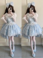 【Thousand layers of lace】~ Lolita cute jumperskirt