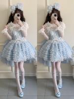 【Thousand layers of lace】~ Lolita cute jumperskirt 【Thousand layers of lace】~ Lolita cute jumperskirt