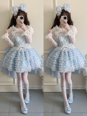 【Thousand layers of lace】~ Lolita cute jumperskirt