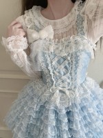 【Thousand layers of lace】~ Lolita cute jumperskirt 【Thousand layers of lace】~ Lolita cute jumperskirt
