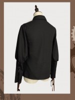 Turn Down Collar Gigot Sleeve Blouse Turn Down Collar Gigot Sleeve Blouse