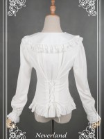 Turn Down Collar Sweet Blouse Turn Down Collar Sweet Blouse