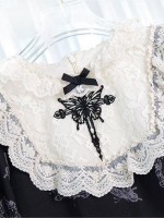 【Twilight Butterfly】~Natural fluffy Onepiece~Embroidery and printing Dismantling sleeve~Four seasons 【Twilight Butterfly】~Natural fluffy Onepiece~Embroidery and printing Dismantling sleeve~Four seasons