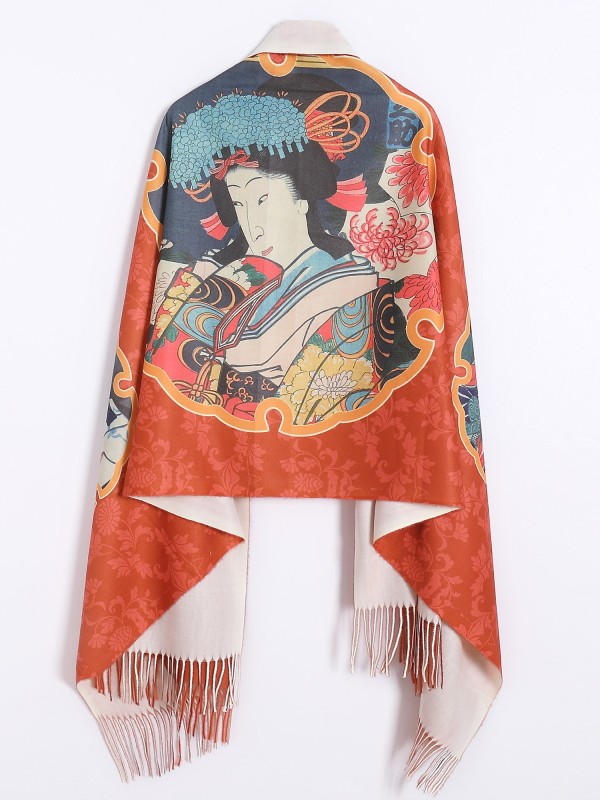 Ukiyoe Scarf Ukiyoe Scarf