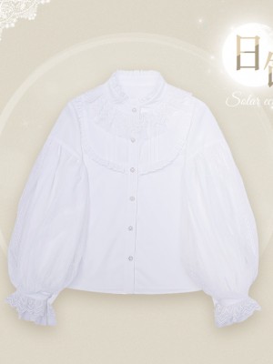 Urtto - Solar Eclipse Puff Sleeve Blouse