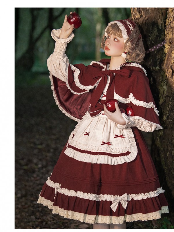 Urtto - Little Red Riding Hood Jumperskirt Urtto - Little Red Riding Hood Jumperskirt