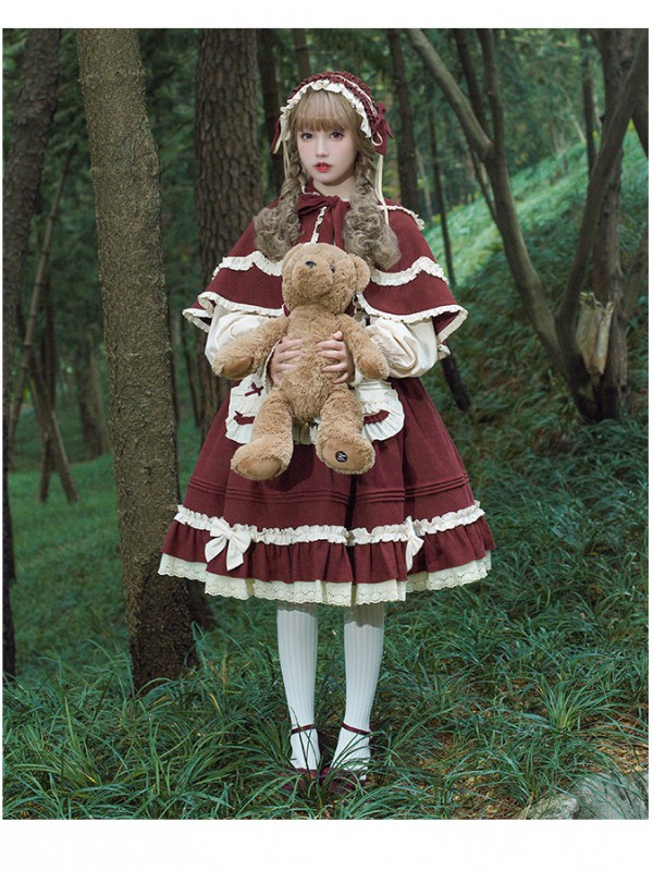 Urtto - Little Red Riding Hood Jumperskirt Urtto - Little Red Riding Hood Jumperskirt