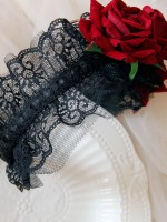 Vintage Black Lace Gothic KC