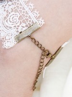 Vintage Lace Wings Anklet