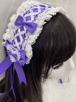 Violet Lolita Bow Hair Band