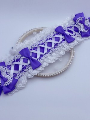 Violet Lolita Bow Hair Band