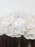 White Flower Veil White Flower Veil