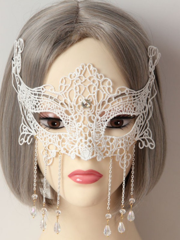 White Race Crystal Mask White Race Crystal Mask