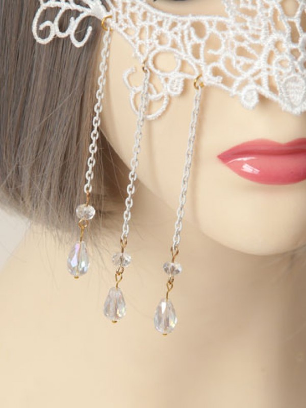 White Race Crystal Mask White Race Crystal Mask