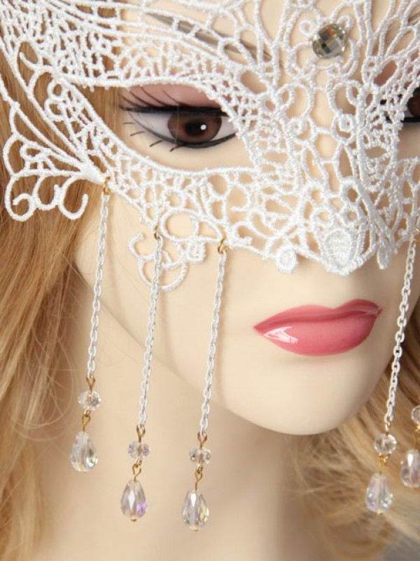 White Race Crystal Mask White Race Crystal Mask