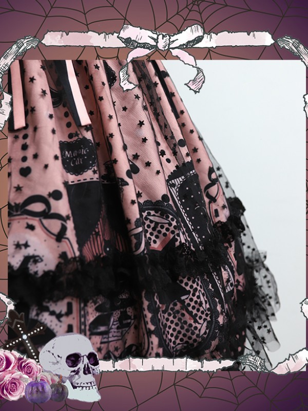Witch Kitty Gothic Halloween Jumperskirt Witch Kitty Gothic Halloween Jumperskirt