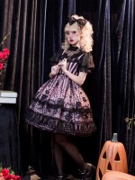 Witch Kitty Gothic Halloween Jumperskirt Witch Kitty Gothic Halloween Jumperskirt
