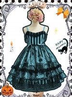 Witch Kitty Gothic Halloween Jumperskirt Witch Kitty Gothic Halloween Jumperskirt