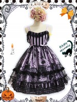 Witch Kitty Gothic Halloween Jumperskirt Witch Kitty Gothic Halloween Jumperskirt