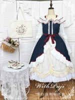 With Puji - Snow White Elegant One-piece With Puji - Snow White Elegant One-piece