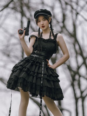 With Puji - BAD J Gothic Jumperskirt