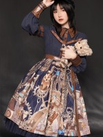With Puji - Mechanical Bear Retro One-piece With Puji - Mechanical Bear Retro One-piece