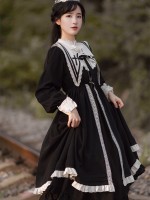 With Puji - Nun Style Elegant One-piece With Puji - Nun Style Elegant One-piece