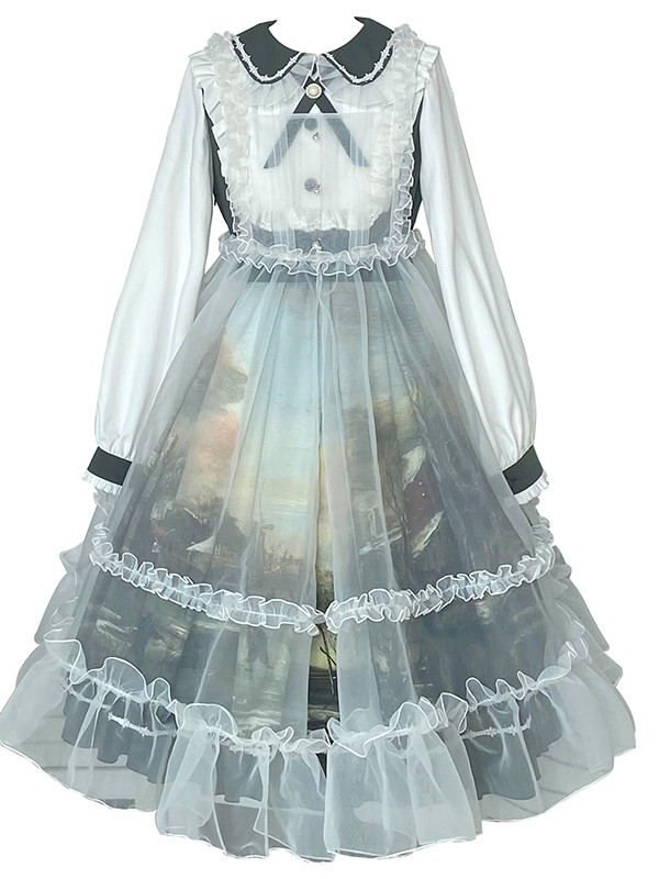 With Puji - Shimmering Light Pastoral style One-piece With Puji - Shimmering Light Pastoral style One-piece