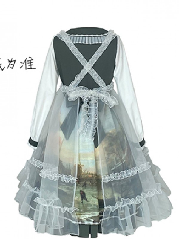 With Puji - Shimmering Light Pastoral style One-piece With Puji - Shimmering Light Pastoral style One-piece