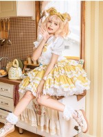 With Puji - Summer Soda Suspender Skirt