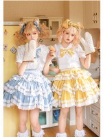 With Puji - Summer Soda Suspender Skirt