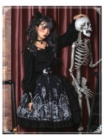 YINGLUOFU - Eye of the Red Heart Gothic Jumperskirt YINGLUOFU - Eye of the Red Heart Gothic Jumperskirt