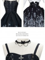 YINGLUOFU - Eye of the Red Heart Gothic Jumperskirt YINGLUOFU - Eye of the Red Heart Gothic Jumperskirt