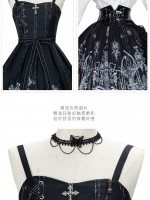 YINGLUOFU - Eye of the Red Heart Gothic Jumperskirt