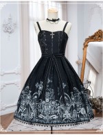 YINGLUOFU - Eye of the Red Heart Gothic Jumperskirt YINGLUOFU - Eye of the Red Heart Gothic Jumperskirt