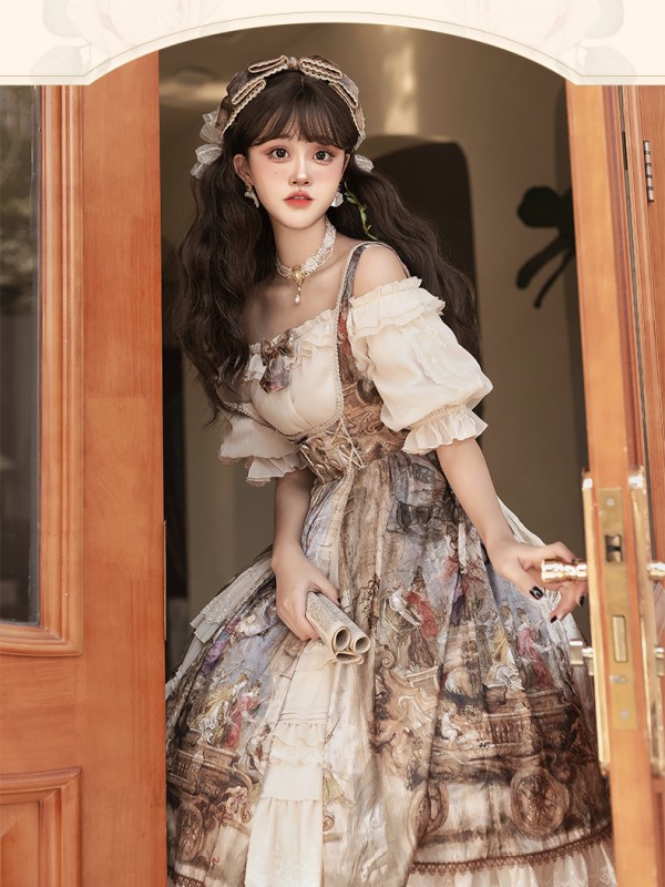 YINGLUOFU - Gloria Classic Jumperskirt