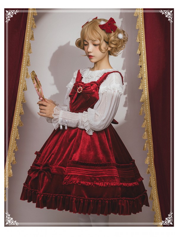 YINGLUOFU - Rococo Classic Jumperskirt