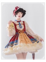 YINGLUOFU - The Nutcracker Suspender Skirt YINGLUOFU - The Nutcracker Suspender Skirt