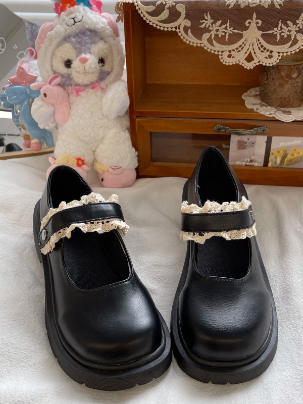 Yoto - Little Cream Lolita Shoes