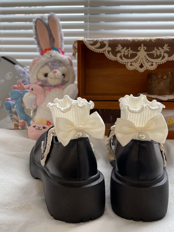 Yoto - Little Cream Lolita Shoes Yoto - Little Cream Lolita Shoes