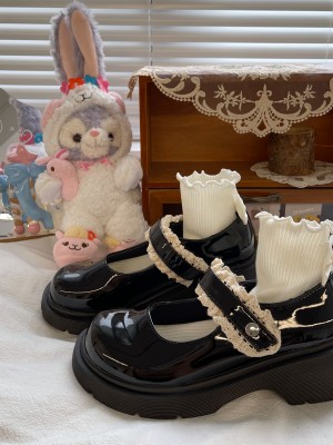 Yoto - Little Cream Lolita Shoes