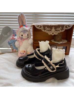 Yoto - Little Cream Lolita Shoes