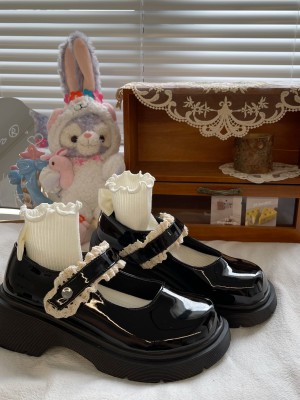 Yoto - Little Cream Lolita Shoes