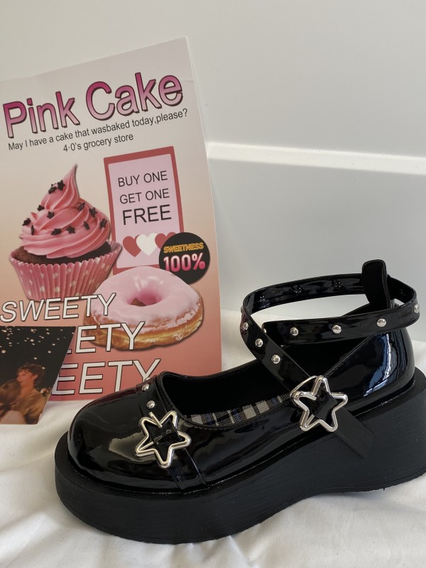 Yoto - Little Star Punk Lolita Shoes Yoto - Little Star Punk Lolita Shoes