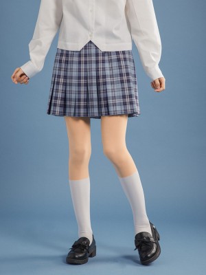 ZONPER - JK Uniform MingQuan Girl Plaid Skirt